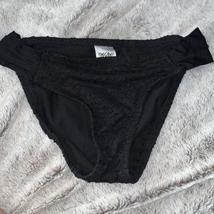 black bikini bottoms